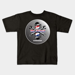 Mr. Junet Barbershop Kids T-Shirt